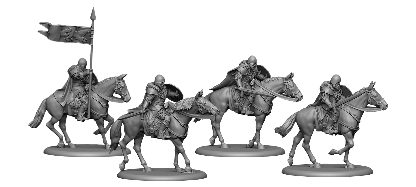 A Song of Ice and Fire : Tabletop Miniatures Game - Stark Outriders